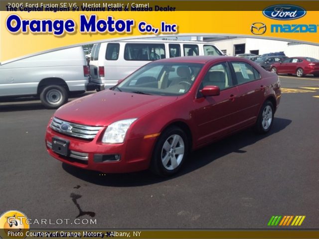 2006 Ford Fusion SE V6 in Merlot Metallic