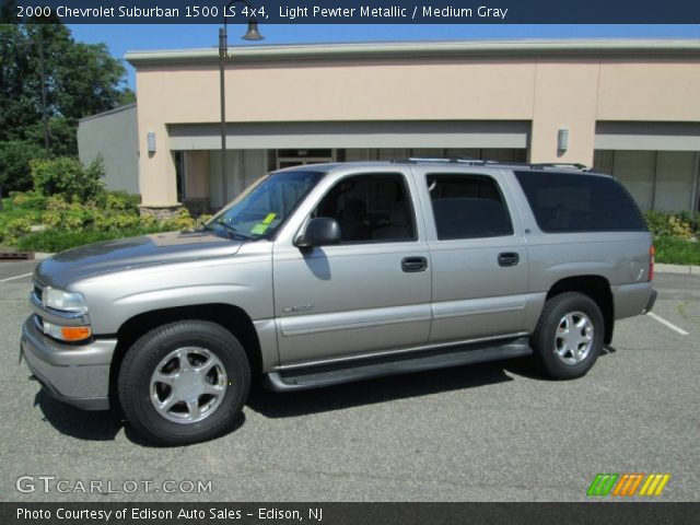 2000 Chevrolet Suburban 1500 LS 4x4 in Light Pewter Metallic