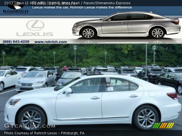 2013 Lexus LS 460 AWD in Starfire White Pearl