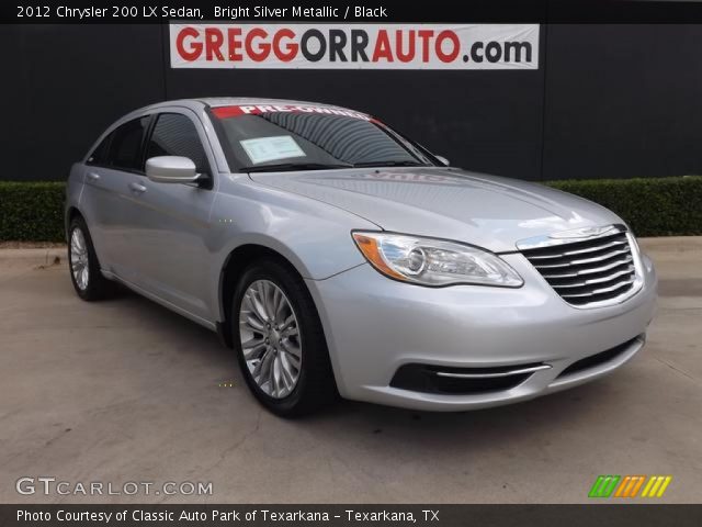 2012 Chrysler 200 LX Sedan in Bright Silver Metallic