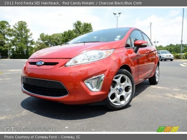 2011 Ford Fiesta SES Hatchback in Red Candy Metallic