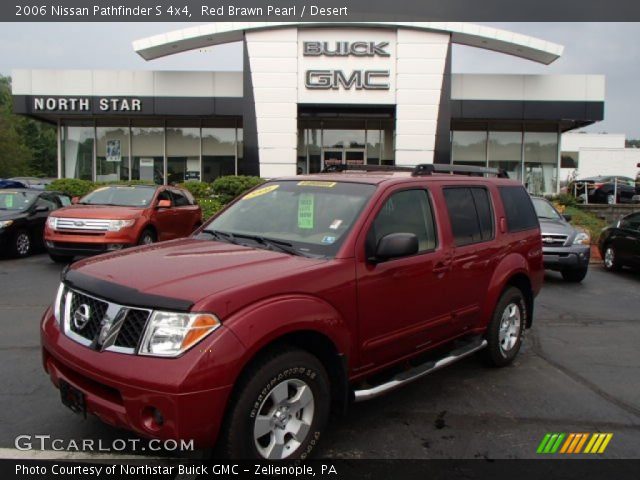 2006 Nissan Pathfinder S 4x4 in Red Brawn Pearl