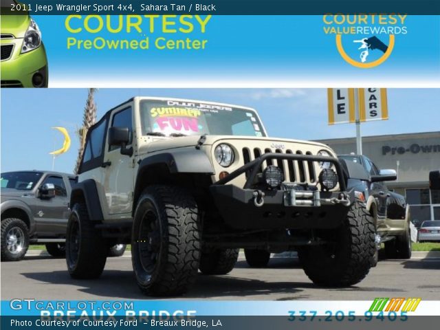 2011 Jeep Wrangler Sport 4x4 in Sahara Tan