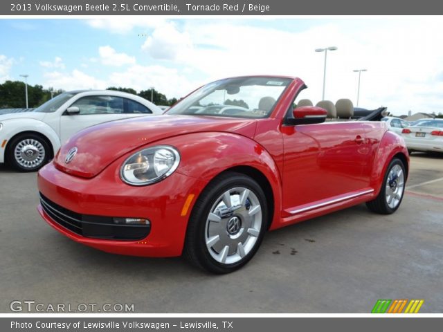 2013 Volkswagen Beetle 2.5L Convertible in Tornado Red