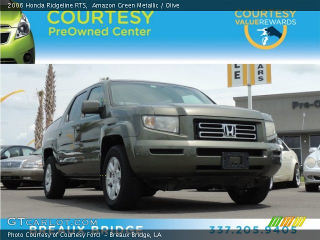 2006 Honda Ridgeline RTS in Amazon Green Metallic