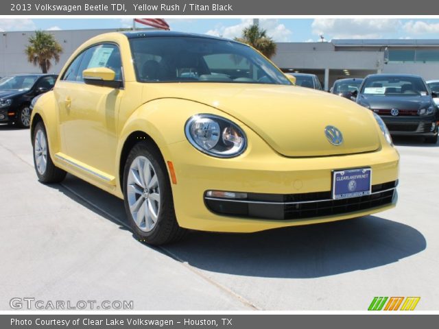 2013 Volkswagen Beetle TDI in Yellow Rush