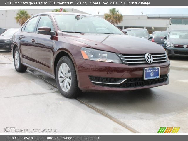 2013 Volkswagen Passat 2.5L Wolfsburg Edition in Opera Red Metallic