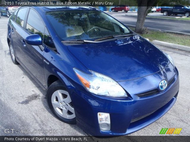 2010 Toyota Prius Hybrid III in Blue Ribbon Metallic