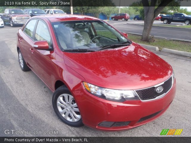 2010 Kia Forte EX in Spicy Red