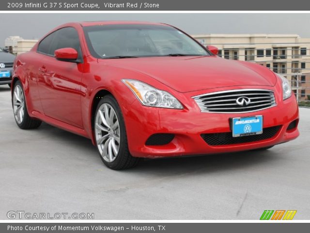 2009 Infiniti G 37 S Sport Coupe in Vibrant Red