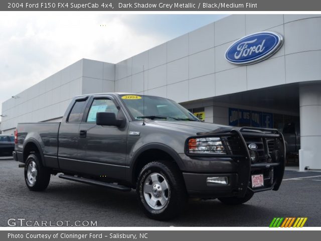 2004 Ford F150 FX4 SuperCab 4x4 in Dark Shadow Grey Metallic