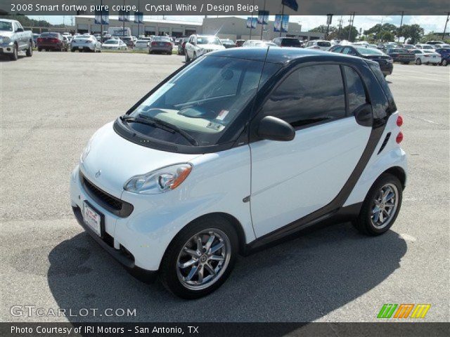 2008 Smart fortwo pure coupe in Crystal White