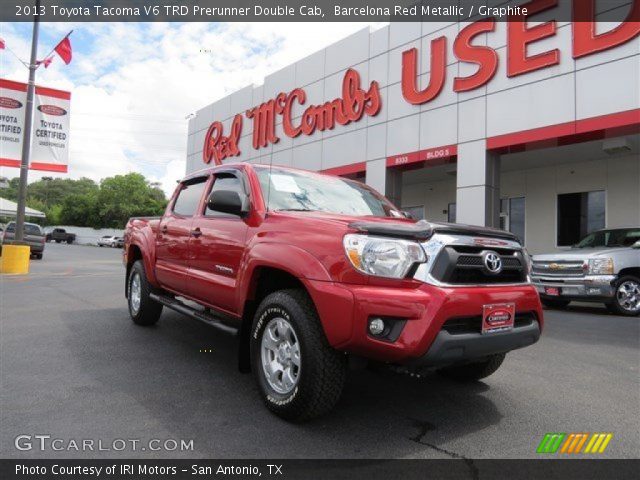 2013 Toyota Tacoma V6 TRD Prerunner Double Cab in Barcelona Red Metallic