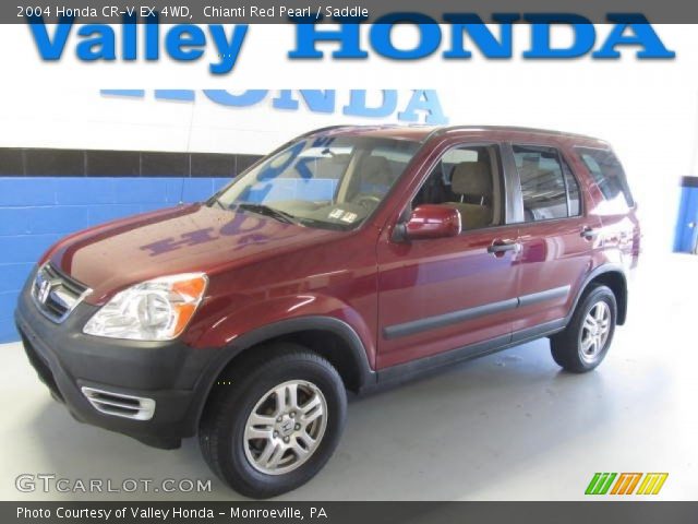 2004 Honda CR-V EX 4WD in Chianti Red Pearl