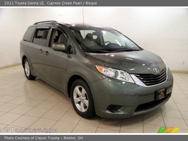 2011 Toyota Sienna LE in Cypress Green Pearl
