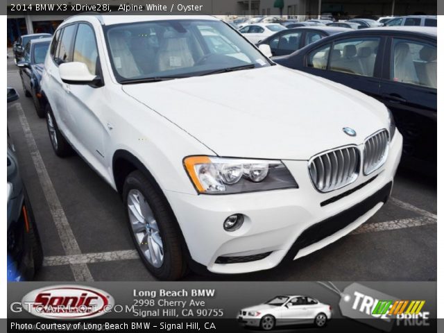 2014 BMW X3 xDrive28i in Alpine White