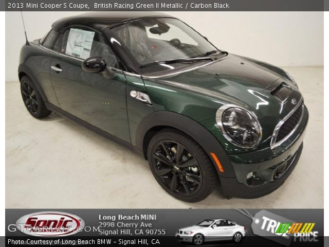 2013 Mini Cooper S Coupe in British Racing Green II Metallic