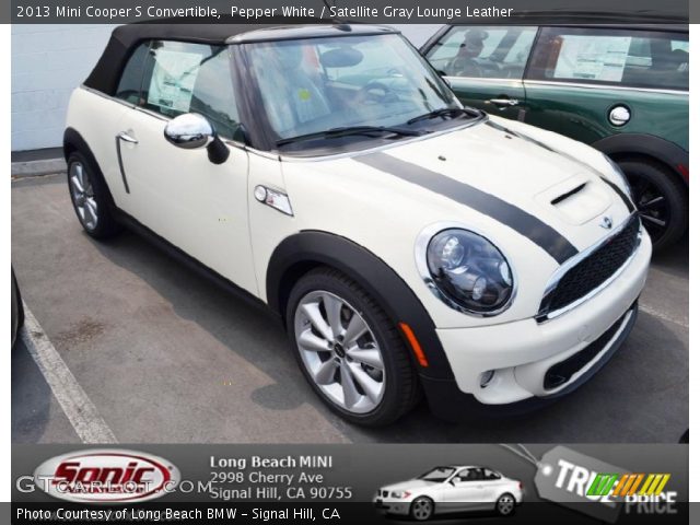 2013 Mini Cooper S Convertible in Pepper White