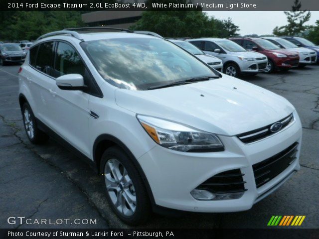 2014 Ford Escape Titanium 2.0L EcoBoost 4WD in White Platinum