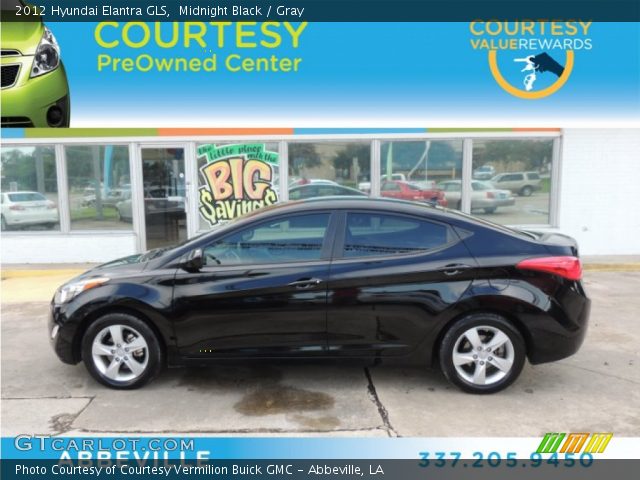 2012 Hyundai Elantra GLS in Midnight Black