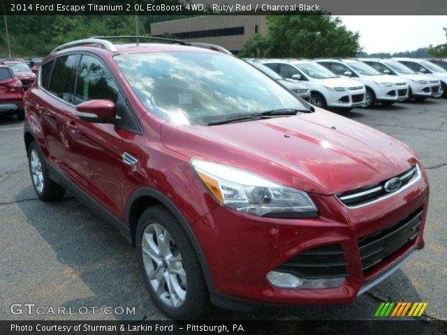 2014 Ford Escape Titanium 2.0L EcoBoost 4WD in Ruby Red