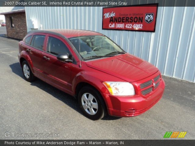2007 Dodge Caliber SE in Inferno Red Crystal Pearl