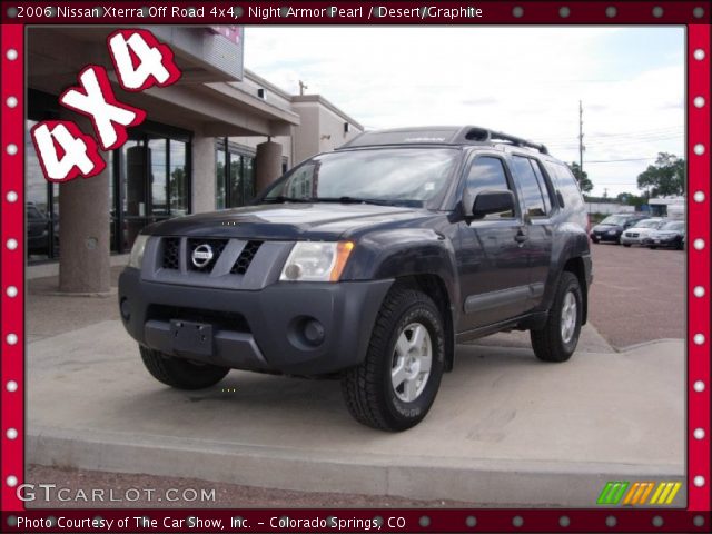 2006 Nissan Xterra Off Road 4x4 in Night Armor Pearl