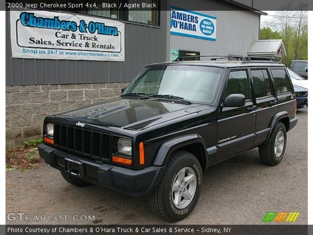 2000 Jeep Cherokee Sport 4x4 in Black