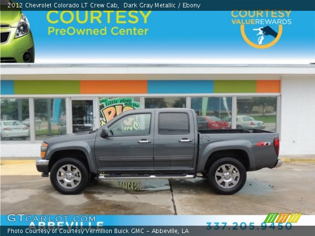 2012 Chevrolet Colorado LT Crew Cab in Dark Gray Metallic