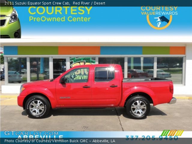 2011 Suzuki Equator Sport Crew Cab in Red River