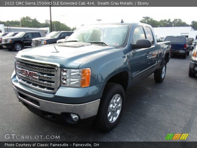 2013 GMC Sierra 2500HD SLE Extended Cab 4x4 in Stealth Gray Metallic