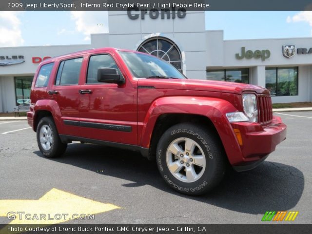 2009 Jeep Liberty Sport in Inferno Red Crystal Pearl