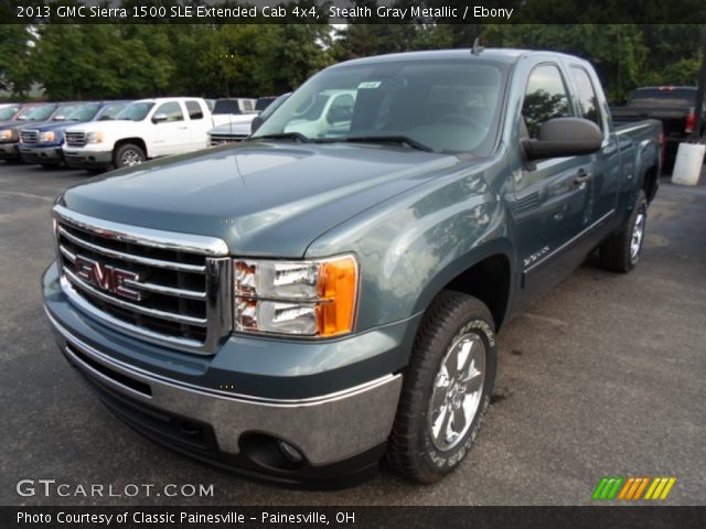 2013 GMC Sierra 1500 SLE Extended Cab 4x4 in Stealth Gray Metallic