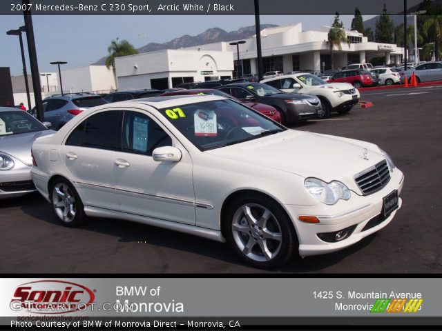 2007 Mercedes-Benz C 230 Sport in Arctic White