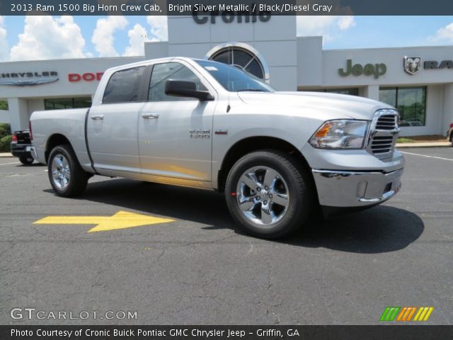 2013 Ram 1500 Big Horn Crew Cab in Bright Silver Metallic