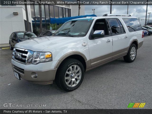 2013 Ford Expedition EL King Ranch in White Platinum Tri-Coat