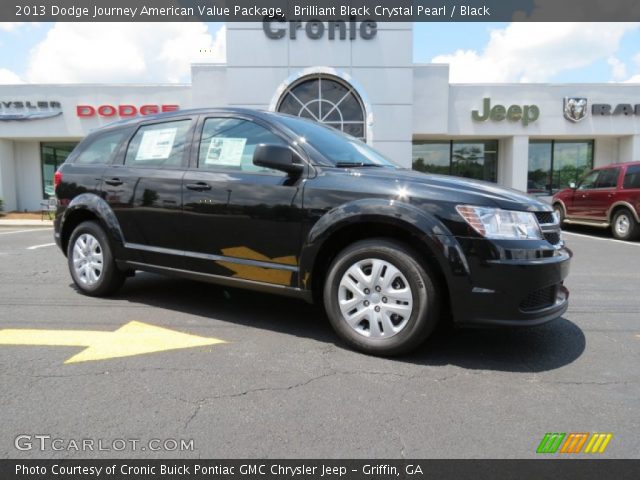 2013 Dodge Journey American Value Package in Brilliant Black Crystal Pearl