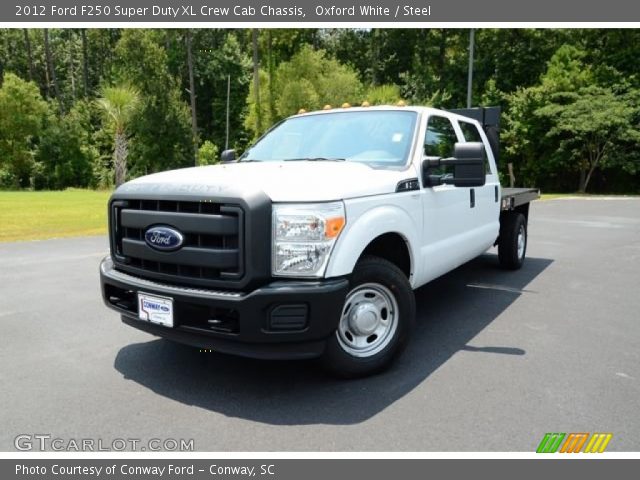 2012 Ford F250 Super Duty XL Crew Cab Chassis in Oxford White