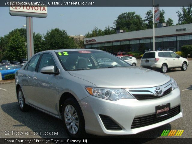 2012 Toyota Camry LE in Classic Silver Metallic