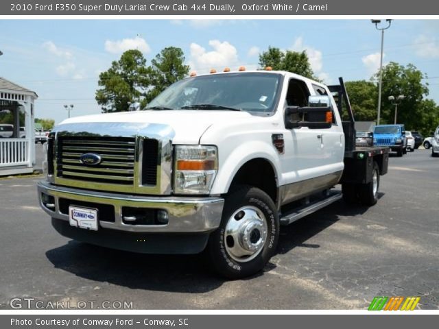 2010 Ford F350 Super Duty Lariat Crew Cab 4x4 Dually in Oxford White