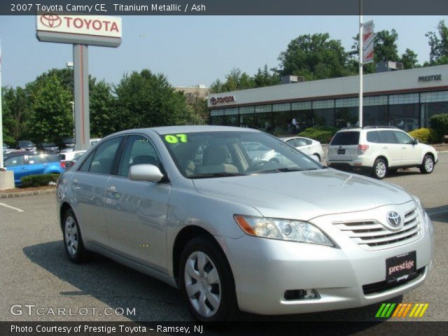 2007 Toyota Camry CE in Titanium Metallic