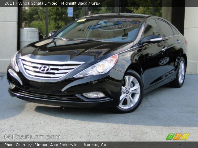 2011 Hyundai Sonata Limited in Midnight Black