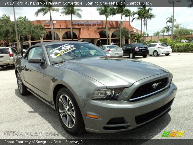 2013 Ford Mustang V6 Premium Convertible in Sterling Gray Metallic