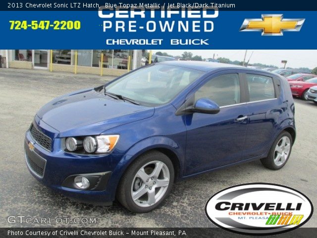 2013 Chevrolet Sonic LTZ Hatch in Blue Topaz Metallic