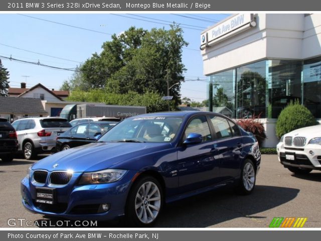 2011 BMW 3 Series 328i xDrive Sedan in Montego Blue Metallic