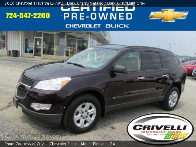 2010 Chevrolet Traverse LS AWD in Dark Cherry Metallic