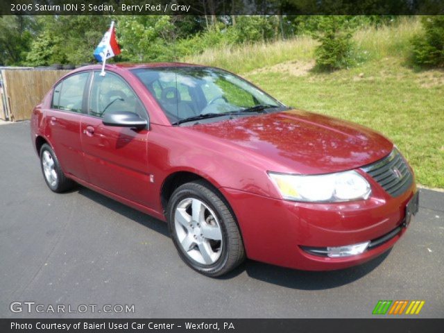 2006 Saturn ION 3 Sedan in Berry Red