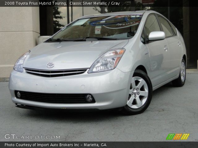 2008 Toyota Prius Hybrid Touring in Classic Silver Metallic