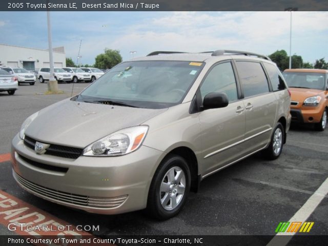 2005 Toyota Sienna LE in Desert Sand Mica