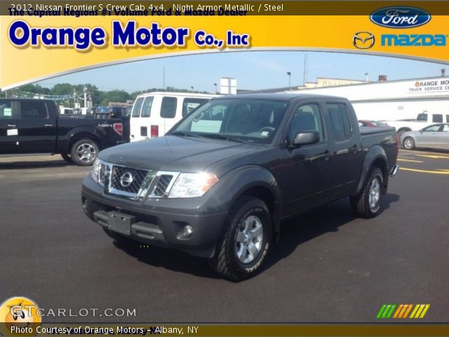 2012 Nissan Frontier S Crew Cab 4x4 in Night Armor Metallic